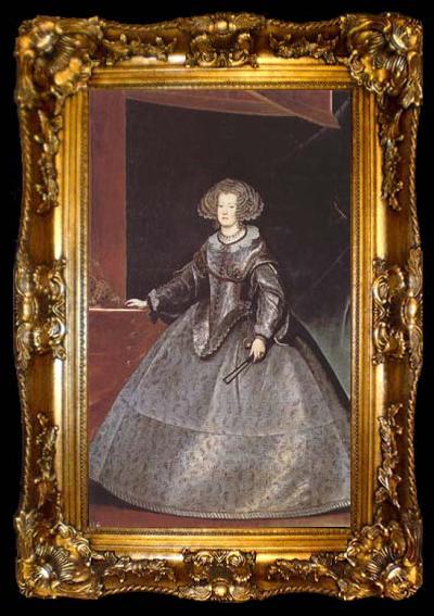 framed  Diego Velazquez Infanta Dona Maria,Queen of Hungary (detail) (df01), ta009-2